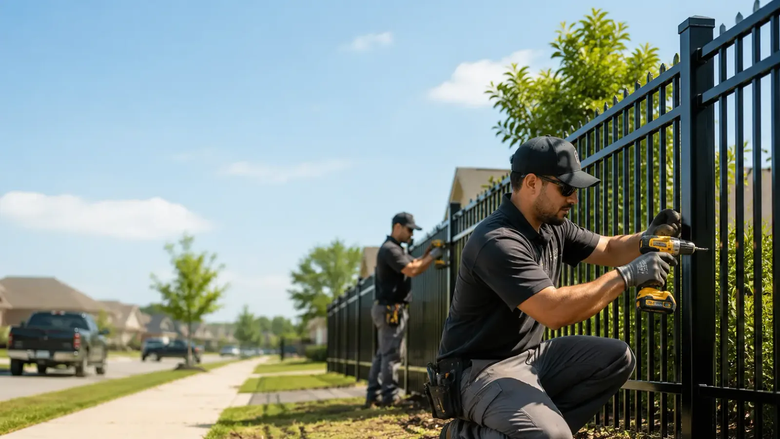 Metal Fence Installation in Riverton, CT